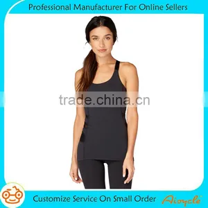 Adjustable Elastic Straps Triple Mesh Blank Tank Top Women thumbnail-2
