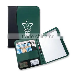 A4 Fashion Faux Leather Padfolio Conference thumbnail-1