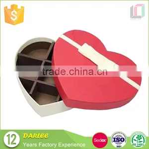 Recyclable Christmas Decorations Paperboard Heart Shape Chocolate Packaging Box thumbnail-4