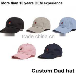 100% Cotton Twill Fabric Custom Wholesale Dad Hat thumbnail-1