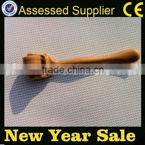 New Year Sale!! Gold Stainless Steel Medical Quality Skin Care Product CE Approved Mesotherapy Needles Derma Roller thumbnail-1