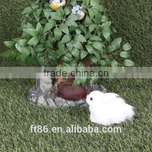 Realistic Realistic Bunny Figurine Easter Toy Custom Plush Rabbit thumbnail-1