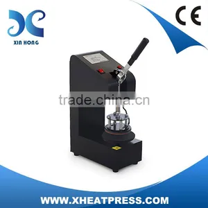 Good Quality Best Price Round Heating Plate Heat Press Machine for Logo Made thumbnail-1
