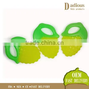 Hot Selling Soft Baby Teether Fruit Shape Pacifier Fruit Silicone Teethers thumbnail-1