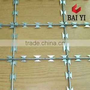 Hot Dipped Welded Razor Barbed Wire Mesh thumbnail-1