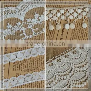 Embroidery Wide Polyester Spandex Elastic Lace thumbnail-1