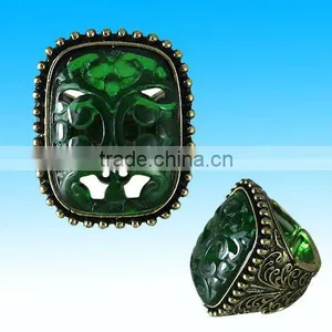 Fashional Resin Finger Ring , Polyresin Ring thumbnail-1