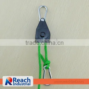 1/4" Metal Pulley Rope Ratchet Tie Downs thumbnail-1