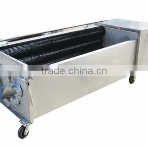 Super Quality Steel Roller Grinding Vegetable Peeling and Washing Machine for Peeling Pumpkin thumbnail-1