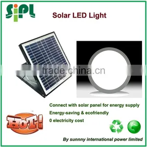 Vent Tool 15 Watt Solar Panel Green Energy LED Light Downlight With AC/DC Power Adapter Solar Ceiling LampR thumbnail-1