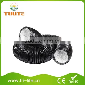 Ducting With Clamps, 6-Inch by 25-Feet, Black thumbnail-1