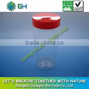 1L Environmental Plastic 100%biodegradable Clearly PLA Bottles With Lid for Cosmetics thumbnail-1