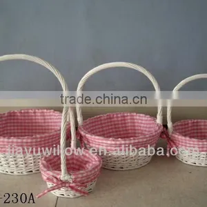 3pcs Round Empty Knitting Gift Baskets thumbnail-3