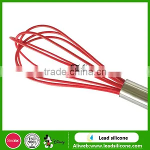 9PCs Red Silicon Kitchen Cooking Utensil Tool Set, Hi-heat Cooking thumbnail-4