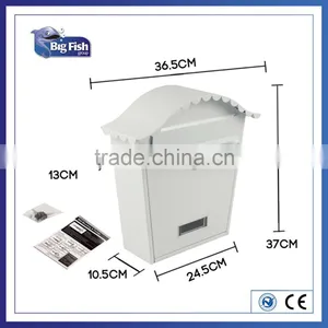2016 Home Collection Glavanizad Steel Mail Box Post Box thumbnail-2