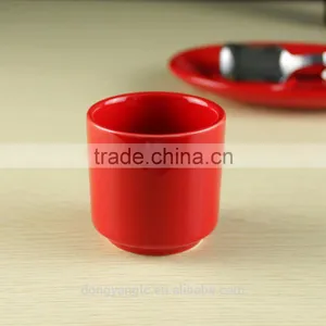 2017 Chinese Suppliers Novelty Design Ceramic Red Cup and Saucer thumbnail-4