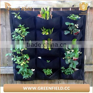 Vertical Pockets Garden Plants Grow Felt Planter Bags thumbnail-5