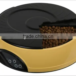 Hot-selling European Fashion Style 4 Meals Automatic Pet Feeder, Battery-Powered Automatic Pet Feeder With Large Seperate Trays thumbnail-2