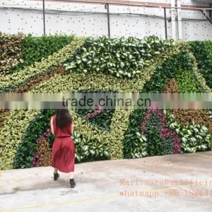Wholesale Price Plastic Plant Vertical Everygreen Wall,artificial Plants for Wall thumbnail-2