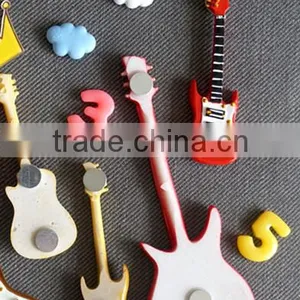 Fridge Magnet Personalised Resin Guitar Musical Fridge Magnets thumbnail-5