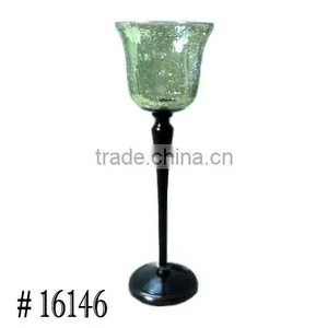 Decorative Stem Glass Hurricane thumbnail-2