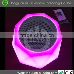 With the Music Changes Color Furniture Cube Stool thumbnail-4