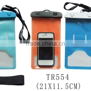 Hot Selling Armlet and Lanyard PVC Waterproof Mobile Phone Bag thumbnail-1