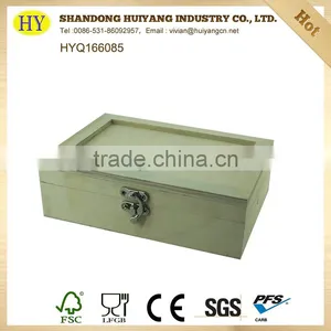 Unfinished Cheap Factory Wood Gift Boxes Wholesale thumbnail-6