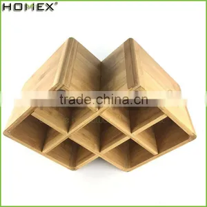 Wholesale Discounter Bamboo Wine Bottle Holder Homex-BSCI thumbnail-2