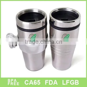 Double Wall Stainless Steel Bicycle Sports Travel Mug thumbnail-1
