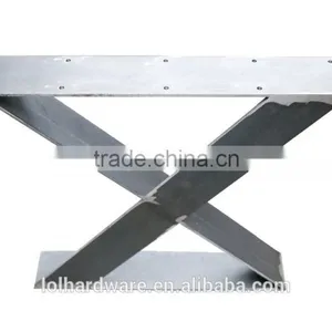 Industrial Wooden Stainless Steel Table Legs ,tale Base,dining Table thumbnail-4