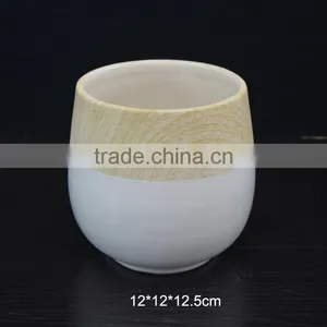 Ceramic Flower Pot With Stone Finished for Garden Decoration thumbnail-2