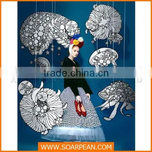 Hanging PVC Display Props for Clothing Shop Interior Design thumbnail-1