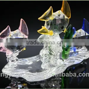 Promotional Crystal Fish Gift as 15th Wedding Anniversary Gifts for Men thumbnail-1