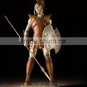 2016 Hot Sale Home Decor Antique Bronze Warrior Statue thumbnail-1