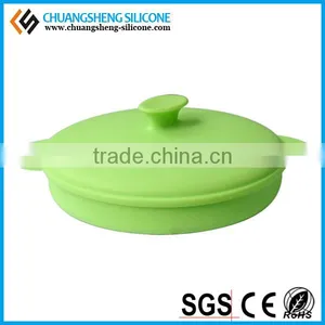 Silicone Folding Puppy Food Bowl, Collapsible Silicone Bowls, Thermos Food Bowl thumbnail-2