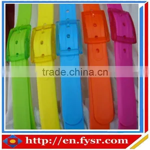 Eco-friendly Colorful Silicon Waist Belt for Girl thumbnail-3