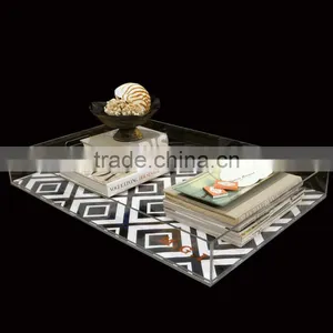 OEM Clear Acrylic Insert Paper Tray for Office Storage thumbnail-1