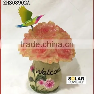 Chinese Best Supplier Pop Style Resin Mushroom Solar Flower thumbnail-1