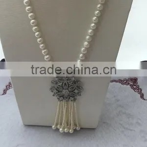 Modern Designs 10-11mm White Freshwater Pearl Necklace thumbnail-2