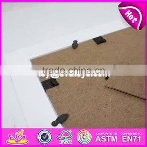 Wholesale Customize Home Decoration Wooden White Picture Frames W09A029 thumbnail-6