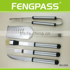 5 Pcs Stainless Steel Bbq Tongs(29-8-27) thumbnail-1