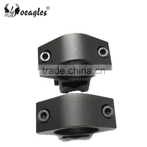 2pcs/box 25mm Scope Mount Hunting Accessories Aluminum Alloy Flashlight/Laser/Scope Mount Rail Weaver to 11mm Mounts thumbnail-2