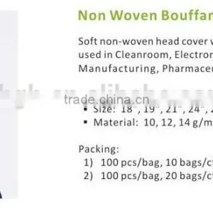 Disposable Bouffant Head Cap/ Hair Covers 20" thumbnail-4