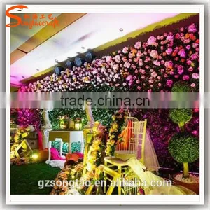 Customized Artificial Flower Wall Wedding & Party Decorative Artificial Flower Wall thumbnail-3