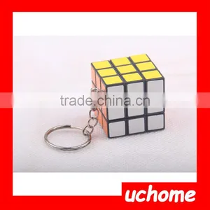 UCHOME Wholesale PVC And Metal Small Puzzle Magic Cube Keychain thumbnail-4