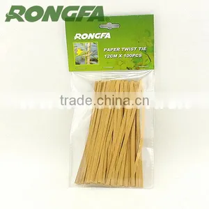 15cm Biodegradable Binding Paper Twist Tie thumbnail-2