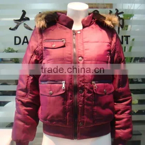 Italian Winter Coats Utex Design Women Coats Fur Hooded Jacket thumbnail-1