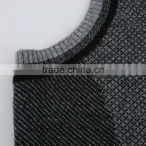 v Neck Sweater Vest Wholesale,slimming Vest for Men,Houndstooth Pattern Vest Knitting Machine for Sweater Vest thumbnail-6