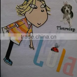 China Cheap Custom Cute Heat Transfer Paper Label for T-shirt thumbnail-6